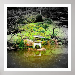 Japanischer Stein Lantern Poster