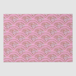 Japanischer Stil Spaß und Rose rosa Seidenpapier
