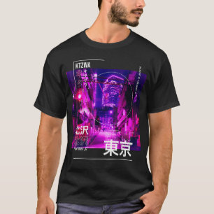 Japanischer Streetwear Y2K Retro-Vibes Vintage Tok T-Shirt