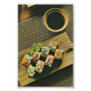 japanischer Sushi-Liebhaber Fotodruck