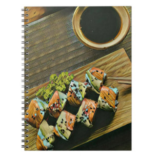 japanischer Sushi-Liebhaber Notizblock