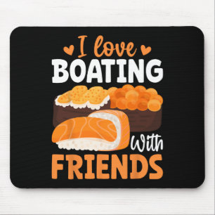 Japanischer Sushi-Liebhaber Segler - Ich liebe Seg Mousepad