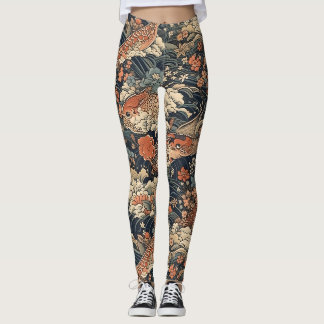 Japanischer Tattoo Art Sea Monster Leggings