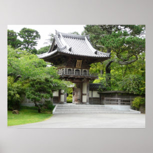 Japanischer Teegarten in San Francisco Poster