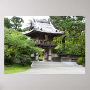 Japanischer Teegarten in San Francisco Poster