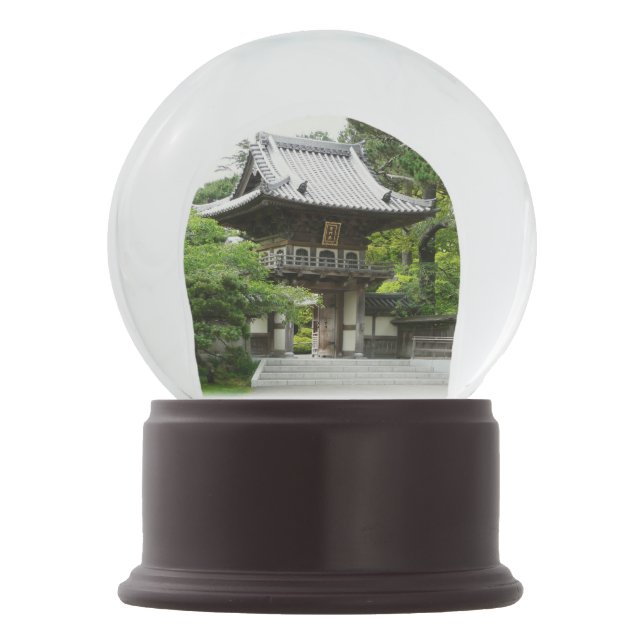 Japanischer Teegarten in San Francisco Schneekugel (Vorderseite)