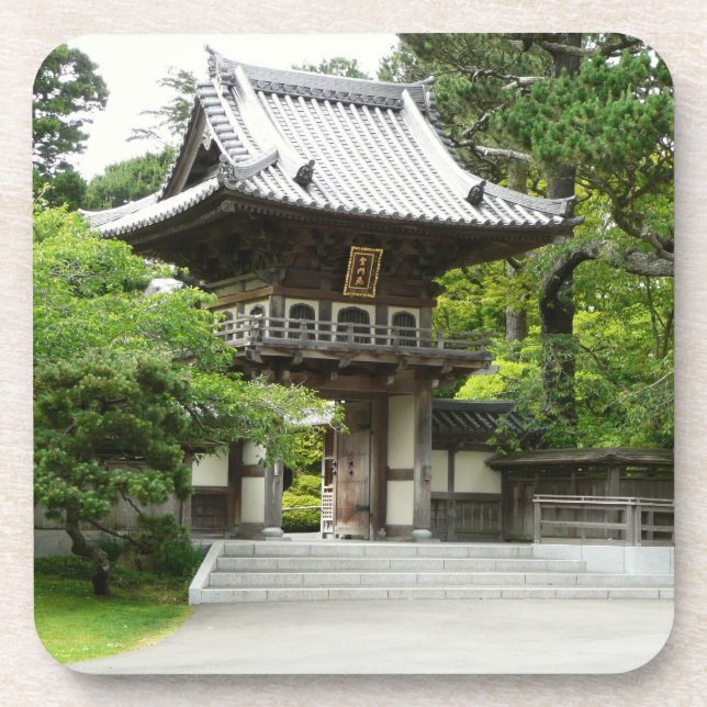 Japanischer Teegarten in San Francisco Untersetzer (Vorderseite)