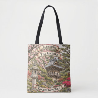 Japanischer Teegarten-Tote Tasche