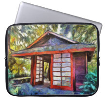 Japanischer Teehaus Laptop-Sieb