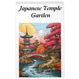 Japanischer Tempelgarten Kalender