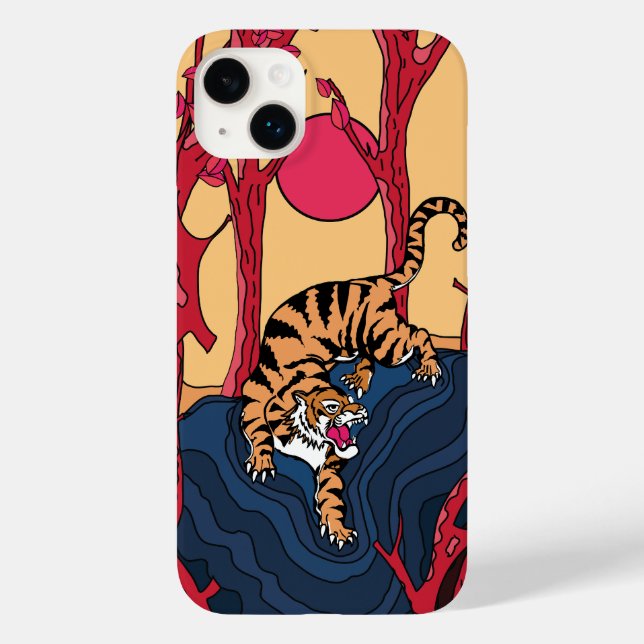 Japanischer Tiger Case-Mate iPhone 14 Plus Hülle (Rückseite)