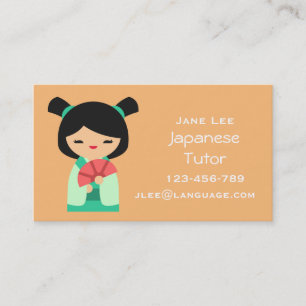 Japanischer Tutor Visitenkarte