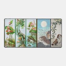 Japanischer Vogel Art Desk Mat Mouse Pad
