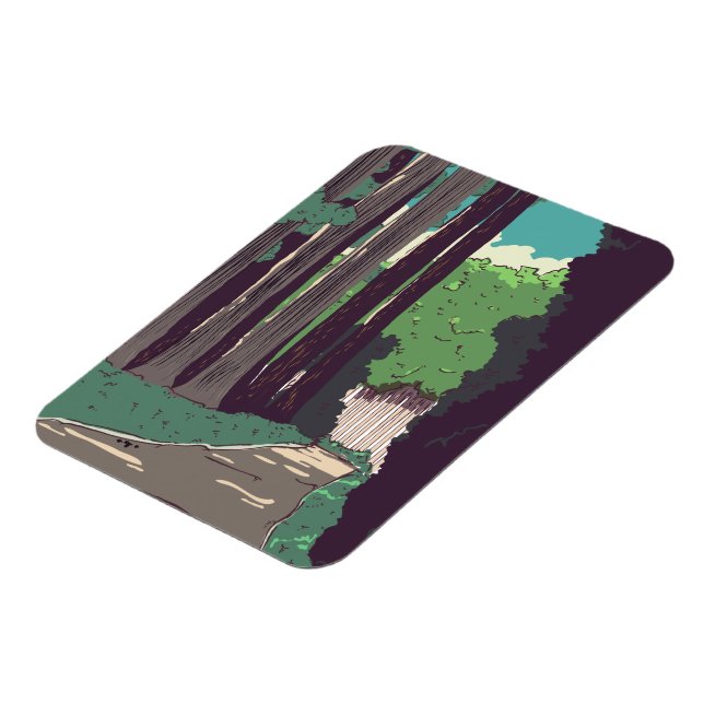 Japanischer Wald Magnet (Linke Seite)