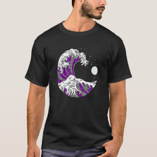 Japanischer Wave LGBTQ Ace Flag LGBT T-Shirt