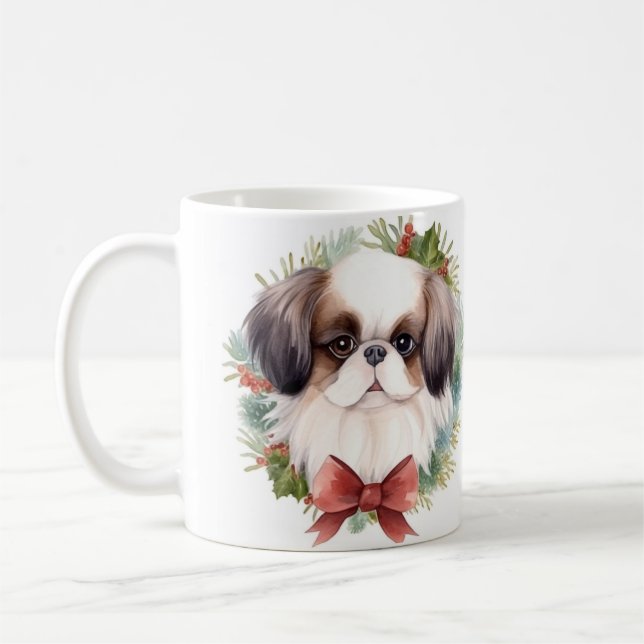 Japanischer Weihnachtsmann Weihnachtsmann Kaffeetasse (Links)