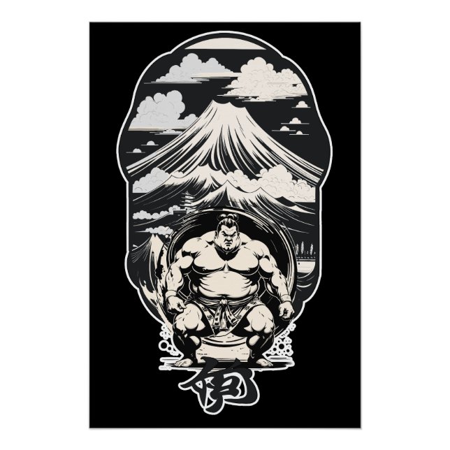 Japanischer Wrestling Poster (Vorderseite)
