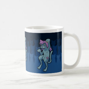 Japanischer Yokai Bakeneko- Tanzende Katze Kaffeetasse