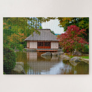 Japanischer Zen Garden Hamburg Deutschland. Jigsaw