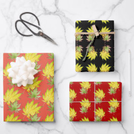 Japanisches Ahorn auf Papier-Umschlag-Set Geschenkpapier Set