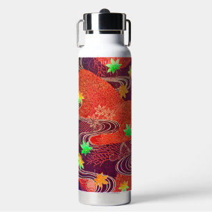Japanisches Ahornblatt-Design Trinkflasche