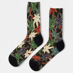Japanisches Ahornblatt Socken