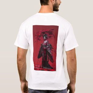 Japanisches Anime Girl im Kimono T - Shirt