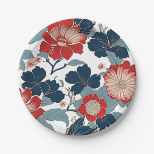 Japanisches Art Design Pappteller