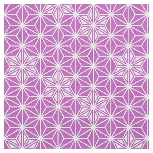 Japanisches Asanoha-Muster - orchid Stoff (Muster)