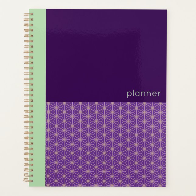Japanisches Asanoha Pattern Planer (Vorderseite)