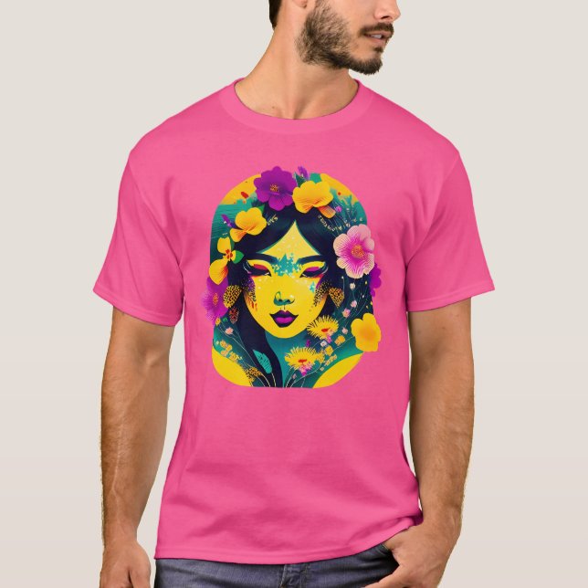 Japanisches Blossom T-Shirt (Vorderseite)