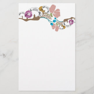 Japanisches Blumen Briefpapier