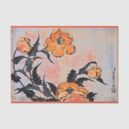 JAPANISCHES BLUMEN-DRUCK Seidenpapier
