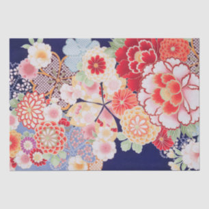Japanisches Blumendesign Seidenpapier