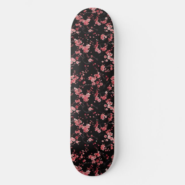 Japanisches Cherry Blossom Skateboard (Vorderseite)