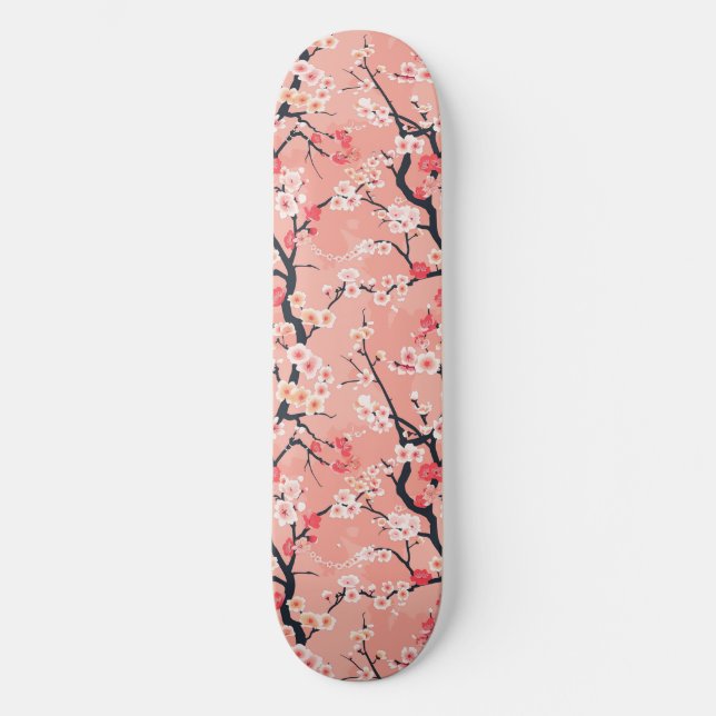 Japanisches Cherry Blossom Skateboard (Vorderseite)