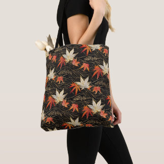 Japanisches Chiyogami-Maple-Leaf-Muster Tasche