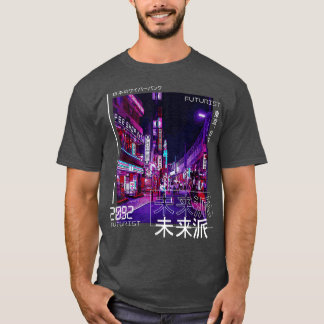 Japanisches Cyberpunk-Tokio-Streetwear-Ästhetik Ja T-Shirt