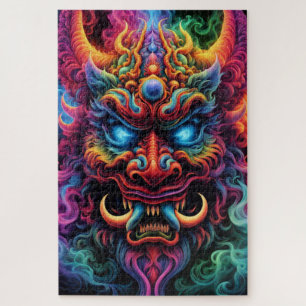 Japanisches Dämon-Jigsaw-Puzzle