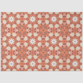 japanisches Design in Rot und Orangen Seidenpapier