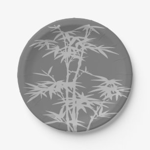 Japanisches Dinner-Party mit Bambuskunst Pappteller