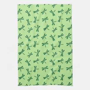Japanisches Drachenmuster, Light Jade Green Handtuch