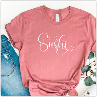 Japanisches Essen, modernes Sushi, Sushi-Essen T-Shirt