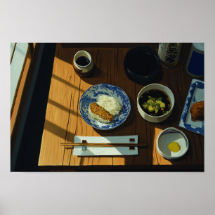 Japanisches Essen Poster