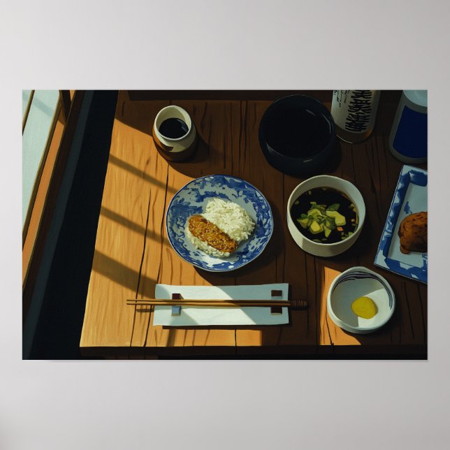 Japanisches Essen Poster (Vorne)