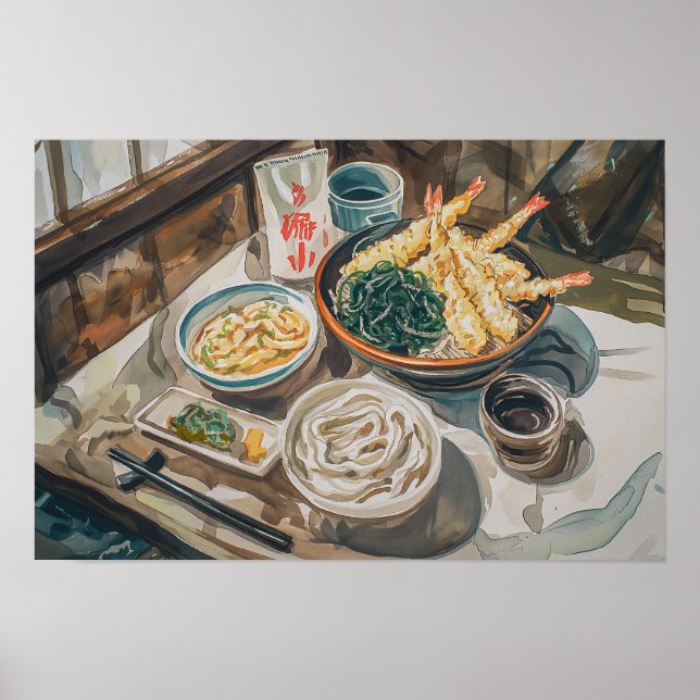 Japanisches Essen Poster (Vorne)