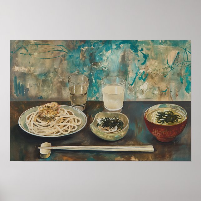 Japanisches Essen Poster (Vorne)