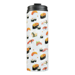 Japanisches Essen:Sushi-Muster Thermosbecher