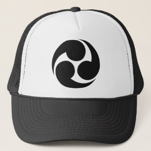 Japanisches Familienwappen (KAMON) Symbol Truckerkappe