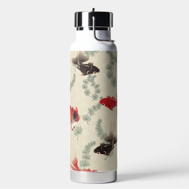 Japanisches Goldfischmuster  Trinkflasche (Links)